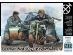 MB 1:35 Niemieccy motocykliści / WWII | 3 figurki |