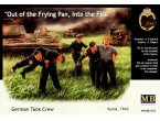 MB 1:35 OUT OF THE FRYING PAN, INTO THE FIRE German tank crew | 5 figurines |