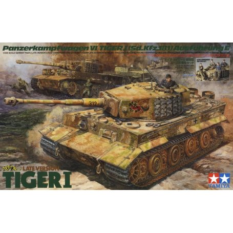 TAMIYA 25401 1/35 German Tiger I Late Version w/Ac