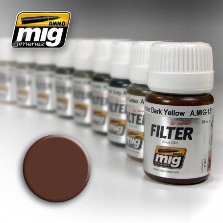 Ammo of MIG FILTER Brown for White