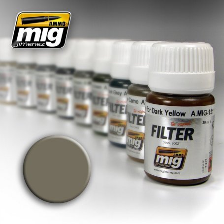 Ammo of MIG FILTER Grey for Yellow Sand