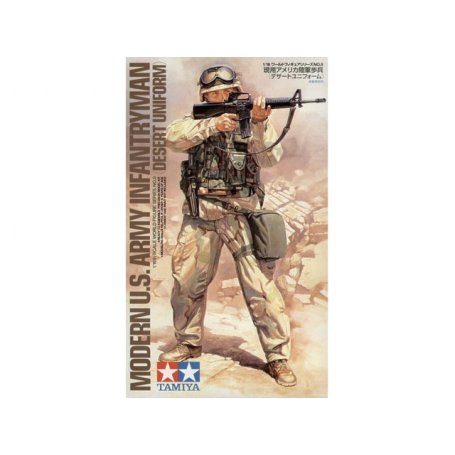 TAMIYA 36308 1/16 Modern US Army Infantryman (Dese