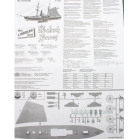 Lindberg 1:124 Civil War Blockade Runner