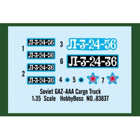 Hobby Boss 1:35 83837 Gaz AAA Cargo Truck