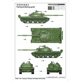 Trumpeter 01552 T-62 mod. 1975 (1972+KTD2)