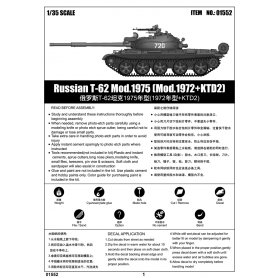 Trumpeter 01552 T-62 mod. 1975 (1972+KTD2)