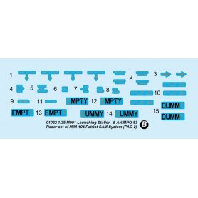 Trumpeter 1:35 01022 M901 Launching Station & AN/MPQ-53