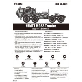 Trumpeter 01021 Ciągnik HEMTT M983
