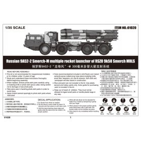 Trumpeter 1:35 01020 9A52-2 Smerch-M multiple rocket