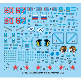 Trumpeter 1:72 01667 Su-33 Flanker D