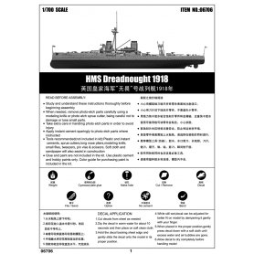Trumpeter 1:700 06706 HMS Dreadnought 1918