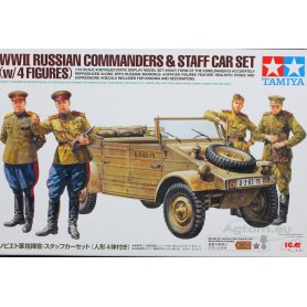 Tamiya 1:35 Russian Commanders with Staff Car