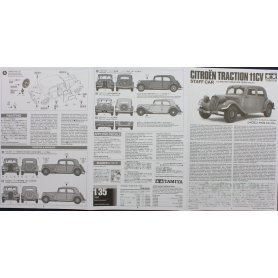 Tamiya 1:35 Citroen Traction 11CV - Staff Car