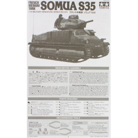 Tamiya 1:35 Somua S35 French MediumTank