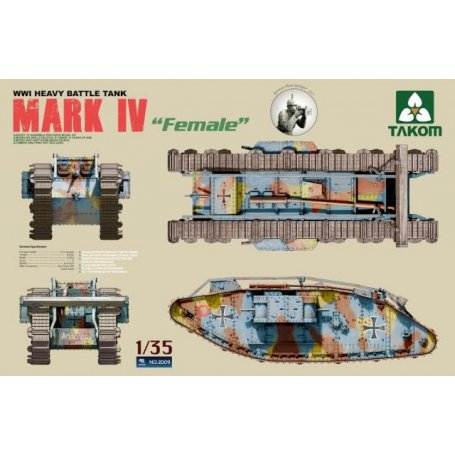 TAKOM 2009 Heavy battle tank Mark IV Female