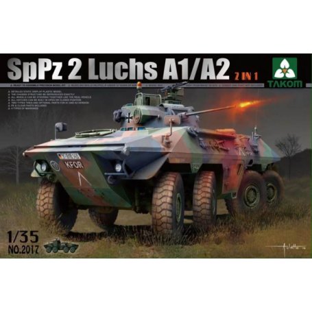 Takom 2017 Bundeswehr SpPz2 Luchs A1/A2 2 in1