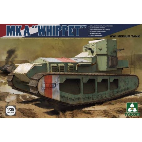 Takom 2025 Whippet Mk A WWI medium tank