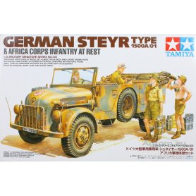 Tamiya 1:35 35305 Steyr 1500A/01 Africa Infantry at Rest