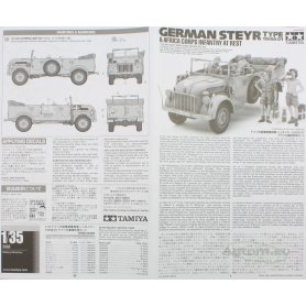 Tamiya 1:35 35305 Steyr 1500A/01 Africa Infantry at Rest