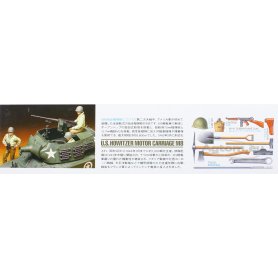 Tamiya 1:35 35312 M8 US Howitzer Motor Carriage Awaiting Orders