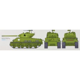 Tamiya 1:35 35346 Sherman Easy Eight M4A3E8 US Tank 