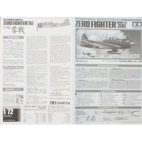 Tamiya 1:72 Mitsubishi A6M3/3a Zero Fighter Model 22 (Zeke)