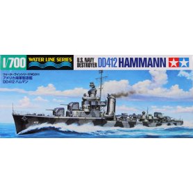 Tamiya 1:700 Navy Destroyer DD412 Hammann