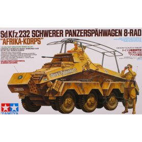 Tamiya 1:35 35297 SdKfz.232 Africa Corps - 8 Wheeled Heavy Armored Car 