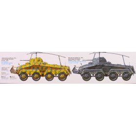 Tamiya 1:35 35297 SdKfz.232 Africa Corps - 8 Wheeled Heavy Armored Car 