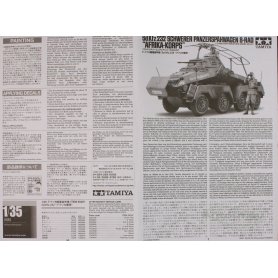 Tamiya 1:35 35297 SdKfz.232 Africa Corps - 8 Wheeled Heavy Armored Car 