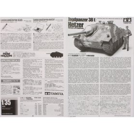 Tamiya 1:35 35285 Hetzer Mid Prod. German TD