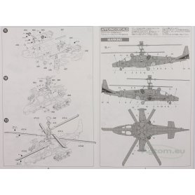 Tamiya 1:72 KA-52 Alligator Russian Attack Helicopter