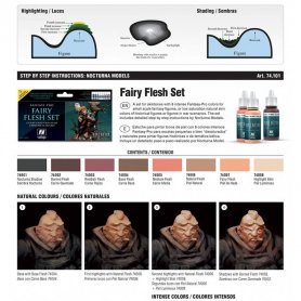 Zestaw farb Vallejo Fairy Flesh Set 8x17ml