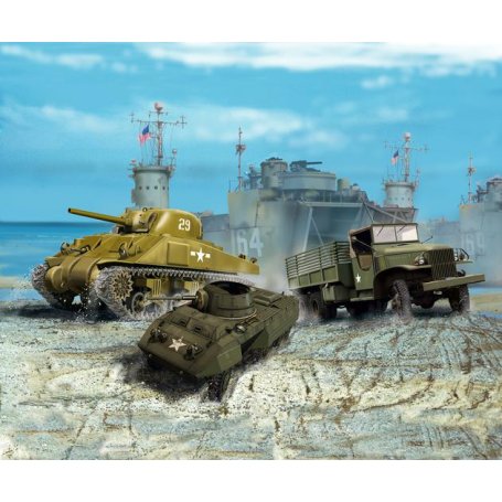 Revell 032250 US Army Vehicles WWII 1/144