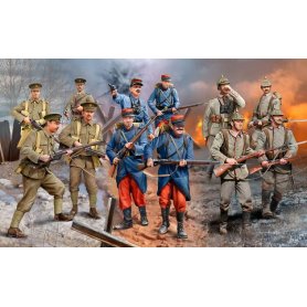REVELL 1:35 02451 WWI INFANTRY German/British/French (1914)