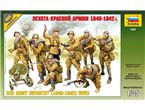 Zvezda 1:35 Red Army infantry / 1940-1942 | 8 figurines |