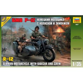 ZVEZDA 3607 WWII SIDECAR R12 C 1/35