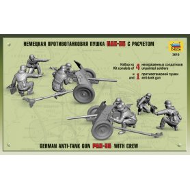 ZVEZDA 3610 PAK 36 WITH CREW 1/35
