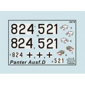 ZVEZDA 3678 PANTHER AUSF. D