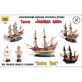 ZVEZDA 6509 1/350 GOLDEN HIND