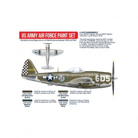 HATAKA HTKAS04 US Army Air Force paint set