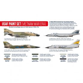 HATAKA HTKAS09 USAF Paint Set (Vietnam war-era)