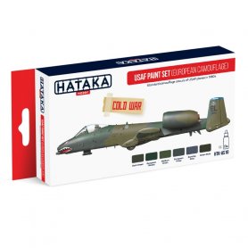 Hataka AS010 RED-LINE Zestaw farb USAF - EUROPEAN CAMOUFLAGE