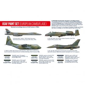 HATAKA HTKAS10 USAF Paint Set (European Camoufla