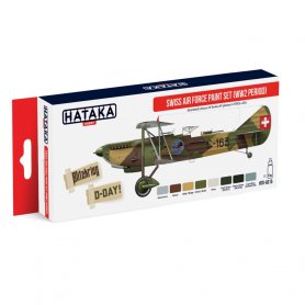Hataka AS015 RED-LINE Zestaw farb SWISS AIR FORCE - WWII PERIOD