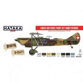 HATAKA HTKAS15 Swiss Air Force Paint Set (WW2 peri
