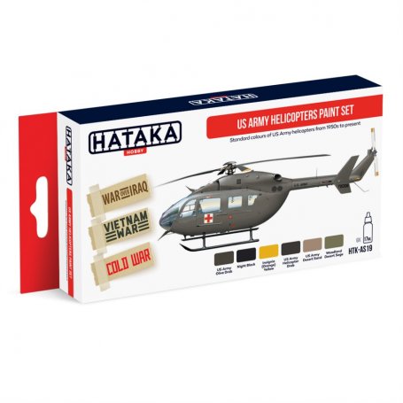 HATAKA HTKAS19 US Army Helicopters paint set