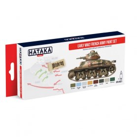 Hataka AS021 RED-LINE Zestaw farb EARLY WWII FRENCH ARMY