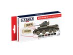 Hataka AS022 RED-LINE Paints set BRITISH AFV - WWII EUROPEAN COLOURS 