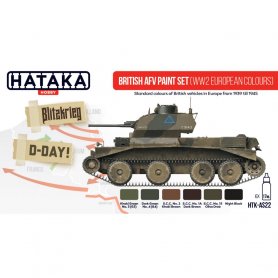 HATAKA HTKAS22 British AFV paint set (WW2 European